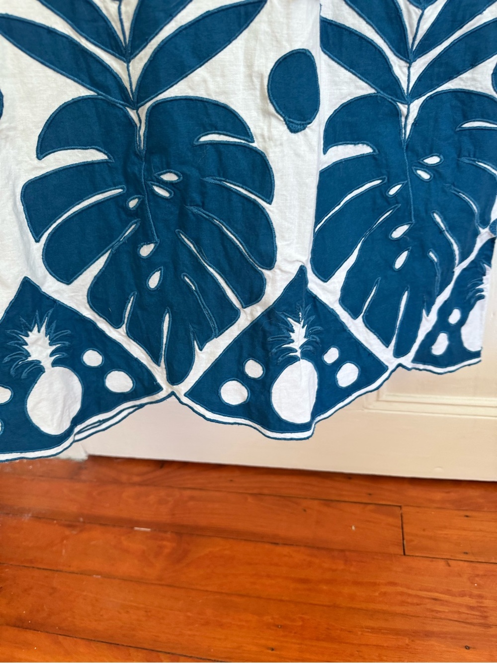 Farm Rio embroidered pineapple birds, palms maxi dress size large. NWT. $315. - Picture 5 of 12